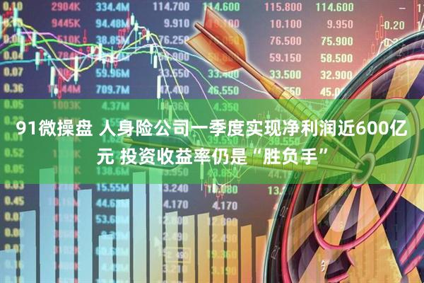 91微操盘 人身险公司一季度实现净利润近600亿元 投资收益率仍是“胜负手”